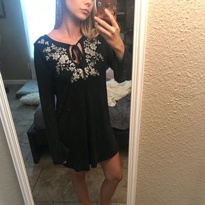 Lightweight Francesca’s embroidered dress
